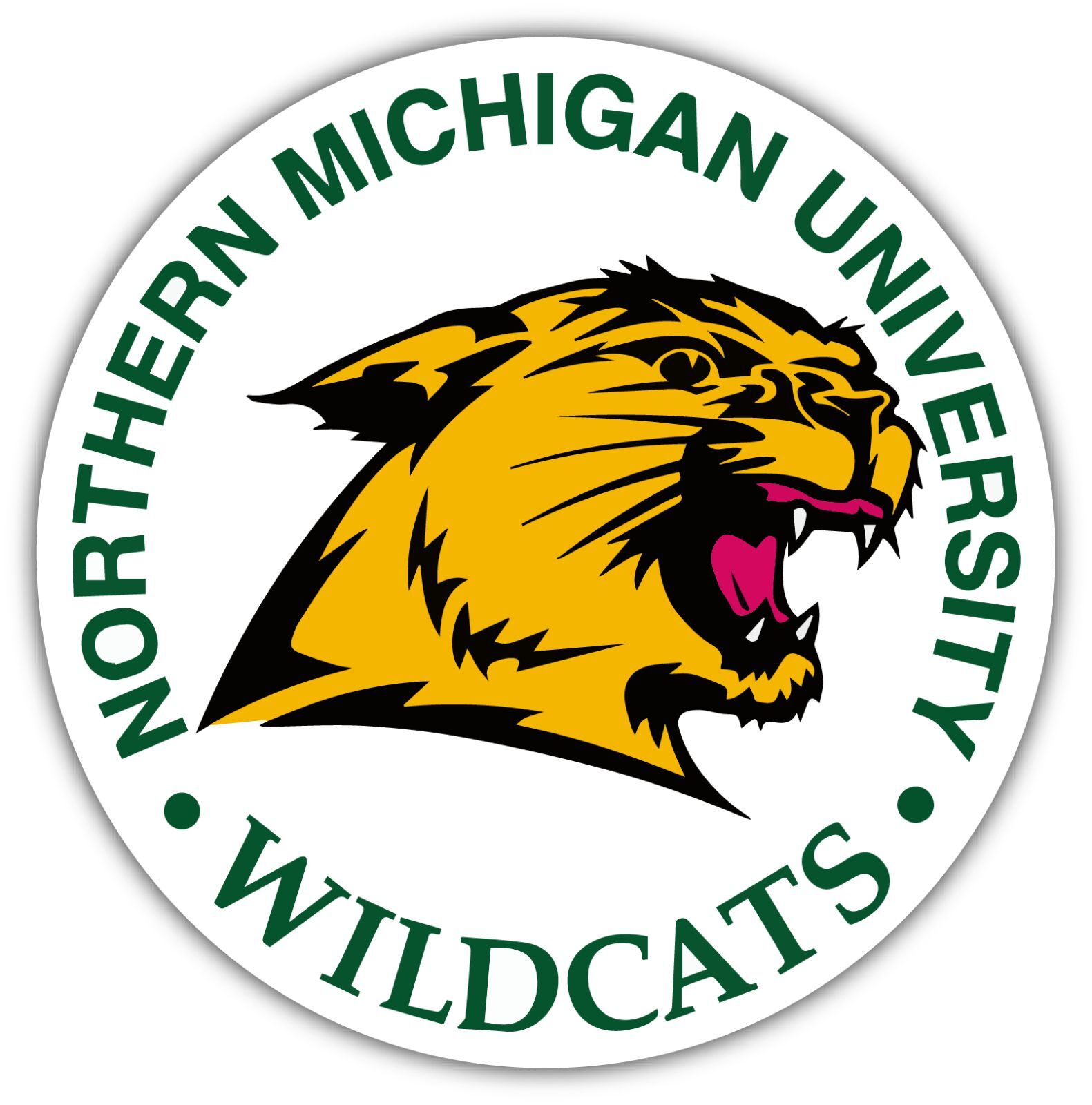 Northern Michigan Wildcats College NCAA Logo Vinyl Decals Sticker For Car Truck Door And Window Laptop Gifts For Fans