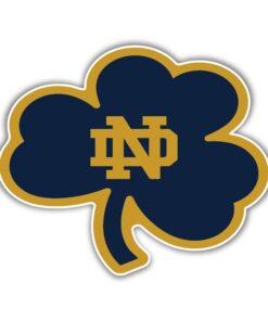 Notre Dame -Clover- Full Color Vinyl Sticker For Car Door Windows Gifts For Football Fans