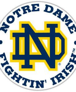 Notre Dame Fighting Irish NCAA Logo Vinyl Decals Sticker For Car Truck Door And Window Laptop