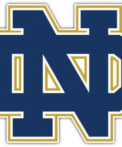 Notre Dame Fighting Irish NCAA Logo Vinyl Decals Sticker For Car Truck Door And Window Laptop Gifts For Fans