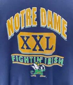 Notre Dame University Jumper T-Shirt Sweatshirt Pullover Hoodie Reprinted Full Color Full Size