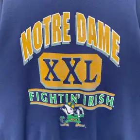 Notre Dame University Jumper T-Shirt Sweatshirt Pullover Hoodie Reprinted Full Color Full Size