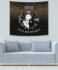 Odin God Of War And Death Tapestry for Wall Décor
