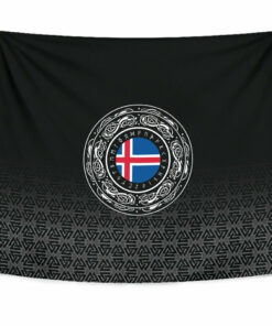 Odin The Allfather Asgard God And Chief Of Aesir Cyan Version Tapestry for Wall Décor