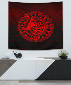 Odin Viking Legend Warrior 3D Print Wall Tapestry for Wall Décor
