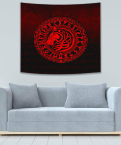 Odin Viking Legend Warrior 3D Print Wall Tapestry for Wall Décor