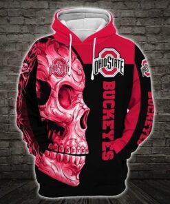 Ohio State Buckeyes 3D All Over Print Zip Hoodie Gifts For Ncaa Fans
