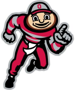 Ohio State Buckeyes NCAA Logo Vinyl Decals Sticker For Car Truck Door And Window Laptop Gift For Fans