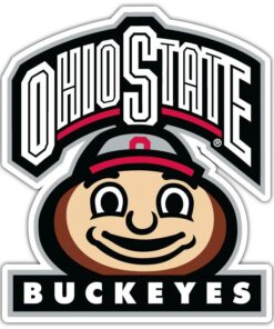 Ohio State Buckeyes NCAA Logo Vinyl Decals Sticker For Car Truck Door And Window Laptop Gifts For Fan