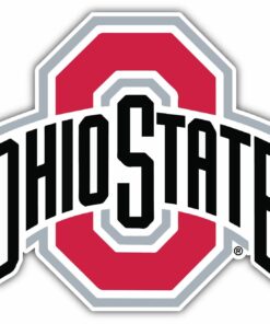 Ohio State Buckeyes University College NCAA Logo Vinyl Decals Sticker For Car Truck Door And Window Laptop Gifts For Fans