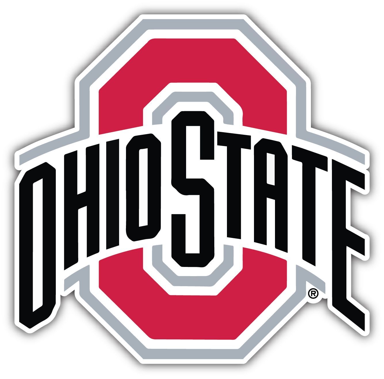 Ohio State Buckeyes University College NCAA Logo Vinyl Decals Sticker For Car Truck Door And Window Laptop Gifts For Fans