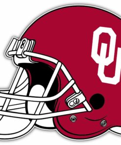 Oklahoma Sooners Helmet NCAA Logo Vinyl Decals Sticker For Car Truck Door And Window Laptop Gift For Fan