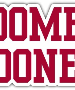 Oklahoma Sooners Helmet NCAA Logo Vinyl Decals Sticker For Car Truck Door And Window Laptop Gifts For Fans