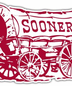 Oklahoma Sooners NCAA Logo Vinyl Decals Sticker For Car Truck Door And Window Laptop Gifts For Fans