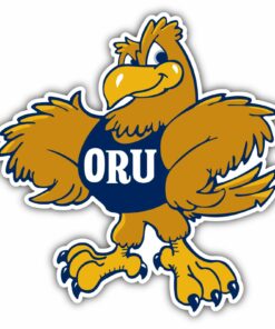 Oral Roberts Golden Eagles College NCAA Logo Vinyl Decals Sticker For Car Truck Door And Window Laptop Gifts For Fans