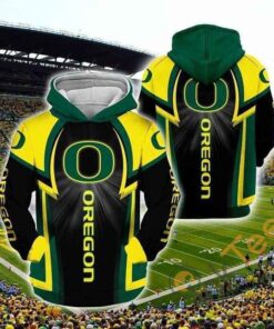 Oregon Ducks 3D All Over Print Zip Hoodie Gifts For Ncaa Fans