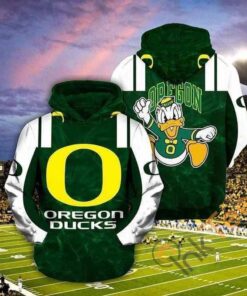 Oregon Ducks 3D All Over Print Zip Hoodie Gifts For Ncaa Fansfor Men And Women