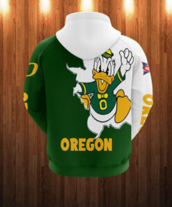 Oregon Ducks Hoodies Mascot Printed Gifts for Fans