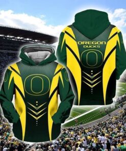 Oregon Ducks Style 06 3D All Over Print Zip Hoodie Gifts For Ncaa Fans