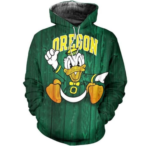 Oregon Ducks Style 10 3D All Over Print Zip Hoodie Gifts For Ncaa Fans