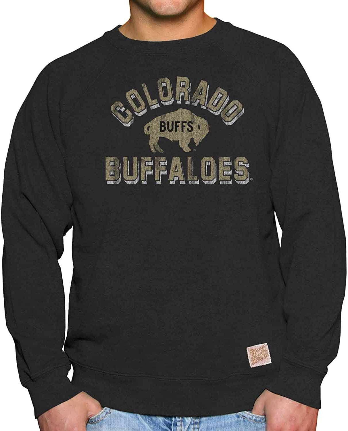 Original Retro Brand Adult University Crewneck, Colorado Buffaloes Football Sweatshirt, CU Buffs Sweatshirt, Shirt, Hoodie Gifts for Fans