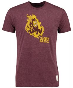 Original Retro Brand Arizona State Sun Devils Vintage Sparky Tri-Blend T-Shirt, Arizona State Sun Devils NCAA Sweatshirts, Hoodie, Shirt Gifts for Fans