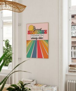 Oscar Wilde Motivational Quote Aesthetic Vintage 70s Poster Wall Art Canvas Prints