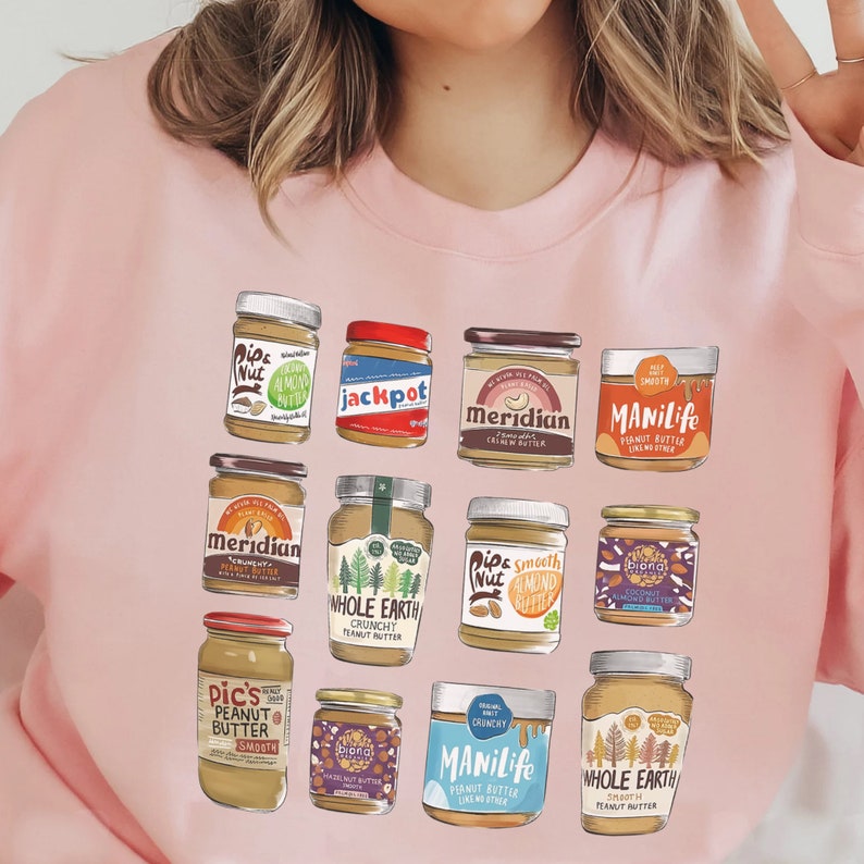 Peanut Butter Sweatshirt, Spice Girls Sweater, Halloween Group Outfit, Family Thanksgiving Food Shirts, Food Seasoning Tee, Nut Butter Lover