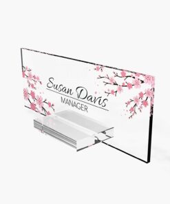 Personalized Acrylic Nameplate Desk Decor Office Unique Gift For Him And Her Occasion Boss Teacher Friend