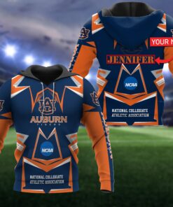 Personalized Auburn Tigers 3D All Over Print Zip Hoodie Gift For Ncaa Fan