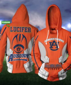 Personalized Auburn Tigers 3D All Over Print Zip Hoodie Gift For Ncaa Fans