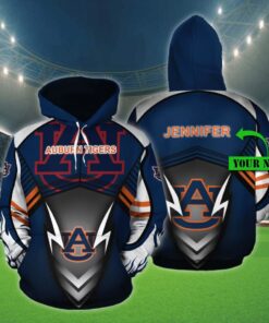 Personalized Auburn Tigers 3D All Over Print Zip Hoodie Gifts For Ncaa Fan