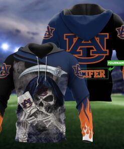 Personalized Auburn Tigers University 3D All Over Print Zip Hoodie Gifts For Ncaa Fans