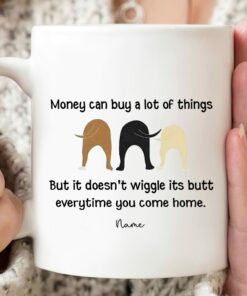 Personalized It Doesn'T Wiggle Its Butt Everytime You Come Home Mug, Gifts For Dog Lovers, Dog Dad Dog Mom, Pet Coffee Mug, Birthday, Christmas