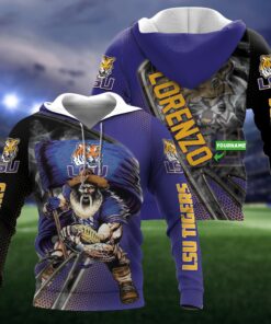 Personalized Lsu Tigers 3D All Over Print Zip Hoodie Gifts For Ncaa Fans
