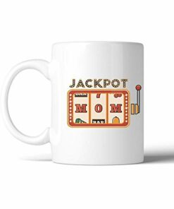 Personalized Mother Mug Jackpot Mom Mug Gifts For Mom From Daughter Son For Mother's Day Birthday Anniversary Coffee Mug