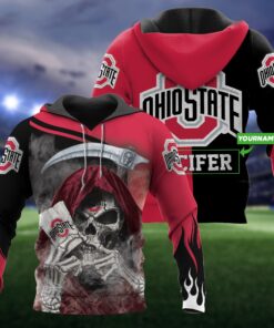 Personalized Ntt295 Ohio State Buckeyes 3D All Over Print Zip Hoodie Gifts For Ncaa Fans