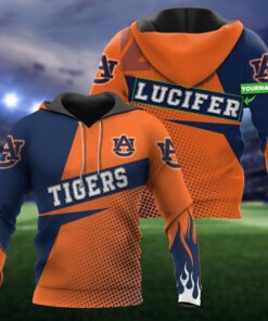 Personalized Ntt304 Auburn Tigers 3D All Over Print Zip Hoodie Gifts For Ncaa Fans