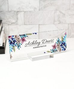 Personalized Name Desk Plate Custom Nameplate Office Name Sign Business Desk Name Desk Decor For Women Appreciation Gift Manager & Boss Gift