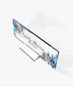 Personalized Name Desk Plate Custom Nameplate Office Name Sign Business Desk Name Desk Decor For Women Appreciation Gift Manager & Boss Gift