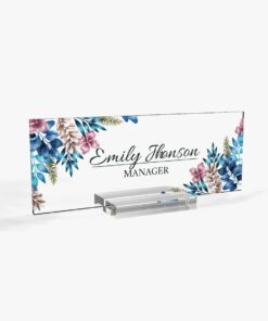 Personalized Name Desk Plate Custom Nameplate Office Name Sign Business Desk Name Desk Decor For Women Appreciation Gift Manager & Boss Gift