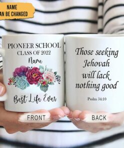 Personalized Pioneer School Class Of 2022 11Oz White Ceramic Coffee Tea Mug, Gifts For Teachers, Educators, God Believers, From Students, Pupils On Teacher's Day, Birthday, Holiday