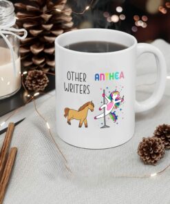 Personalized Writer - Author Coffee Mug Custom Name For Men Women Bff, Other Writers Vs Writer Unicorn Ceramic Mug Gifts For Writer Author Novelist Book Lover Poet
