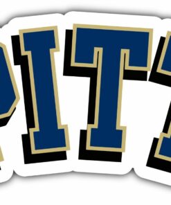 Pittsburgh Panthers University College NCAA Logo Vinyl Decals Sticker For Car Truck Door And Window Laptop Gifts For Fans