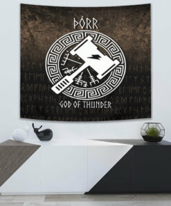 Porr God Of Thunder Tapestry for Wall Décor