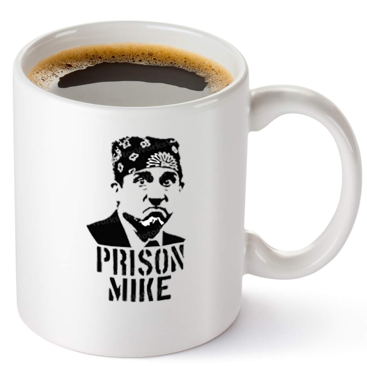 Prison Mike Coffee Mug - The Office Merchandise Funny Mug For Men And Women - Michael Scott Coffee Mug
