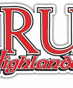 Radford Highlanders University College NCAA Logo Vinyl Decals Sticker For Car Truck Door And Window Laptop Gifts For Fans