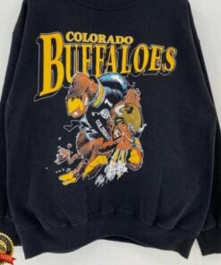 Rare Colorado Buffaloes Mascot Logo Sweatshirt, Colorado Buffaloes Shirt, Hoodie Full Size