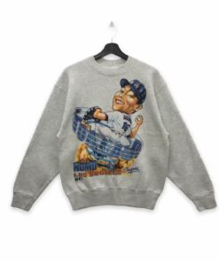 Rare!! Vintage Style MLB Hideo Nomo LA Dodgers T-Shirt Sweatshirt Pullover Hoodie Reprinted Full Color Full Size Gift for LA Dodgers Fans