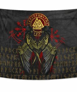 Raven Gold Version Tapestry for Wall Décor